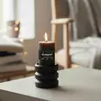 Italo kynttilänjalka 9x10cm musta, pyöreä - Kynttilänjalat pöytäkynttilöille - 409027-1144663 - 3