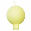 Jalallinen pallokynttilä, vaaleankeltainen, 2 kpl/pkt - Pallokynttilät - 1402003 - 1