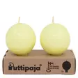 Jalallinen pallokynttilä, vaaleankeltainen, 2 kpl/pkt - Pallokynttilät - 1402003 - 3