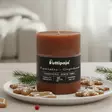 Läpivärjätty tuoksukynttilä 10cm, Piparkakku - Tuoksukynttilät - 2000453 - 1