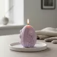 Munakynttilä, soijavaha, lila - Soijavahakynttilät - 281401723 - 1