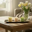 Soijavaha tulppaanikynttilä vaaleankeltainen - Soijavahakynttilät - 2807003 - 5