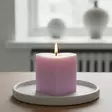 Sydänkynttilä, lila - Sydänkynttilät - 1410823 - 1