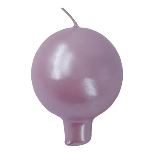 Helmiäishohto pallokynttilä, lila 2 kpl/pkt - Metallihohtokynttilät - 1902023 - 1