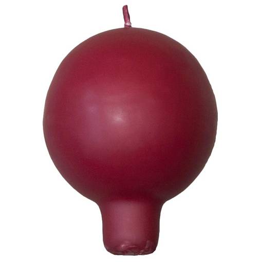 Jalallinen pallokynttilä, viini, 2 kpl/pkt - Pallokynttilät - 1402013 - 1