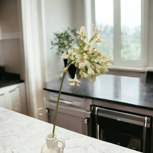 Kukka agapanthus, kerma, 70cm - Tekokukat - 362633 - 1