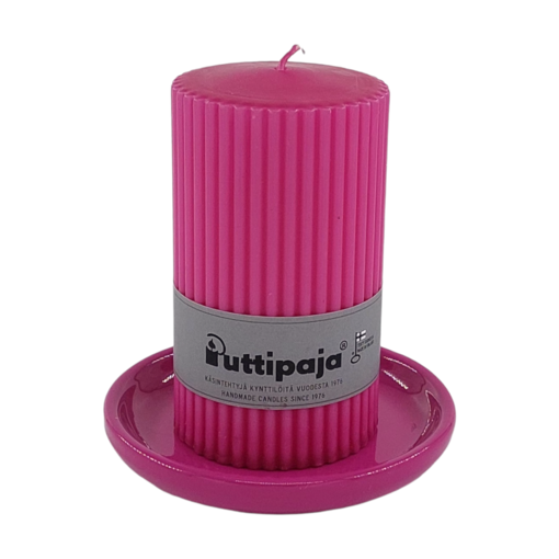 Kynttilänalunen, fuksia - Keraamiset kynttilänaluset - 421712-73 - 1