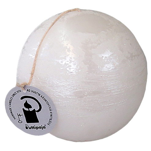 Metallihohtopallo 10 cm, helmiäinen - Metallihohtokynttilät - 1950443 - 1