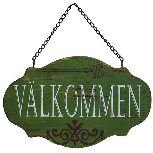 Välkommen-kylti, vihreä - Sisustus OUTLET - 542183 - 1