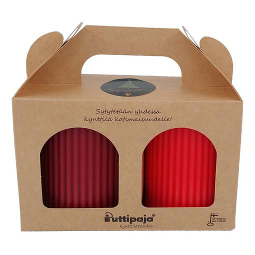 Vekkilahjapaketti, JOULU (viini ja punainen) - Vekkikynttilät - 85-7923 - 1