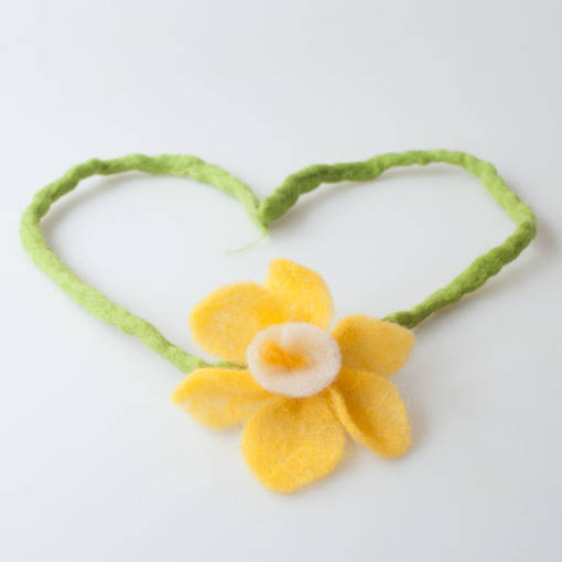 Huopanauha narsissilla keltainen - Pääsiäinen - 881423-03 - 1