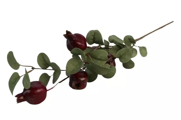 Granaattiomenan oksa, 65 cm - Tekokukat - 365093 - 1