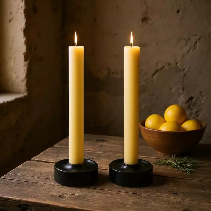 Läpivärjätty kruunuputti 34 cm, vaaleankeltainen - Läpivärjätyt kruunuputit - 1500803 - 1