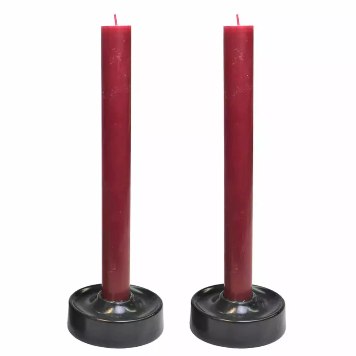 Läpivärjätty kruunuputti 34 cm, viini - Läpivärjätyt kruunuputit - 1500813 - 1