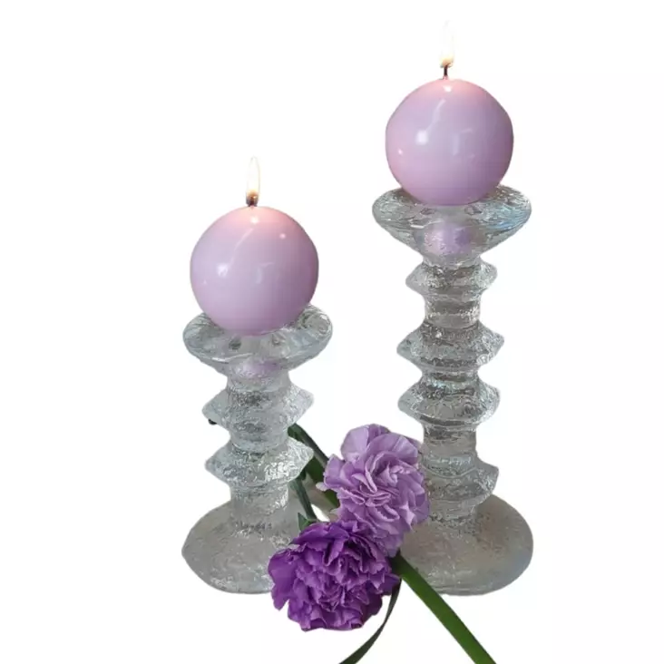 Loiste-pallokynttilä, lila, 2 kpl/pkt - Loistekynttilät - 2602023 - 4