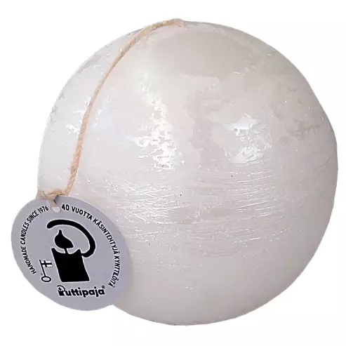 Metallihohtopallo 10 cm, helmiäinen - Metallihohtokynttilät - 1950443 - 1