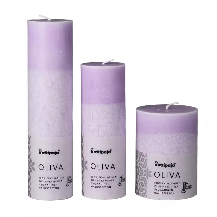OLIVA-kynttilä, lila - Oliva-oliivikynttilät - 2110423 - 1