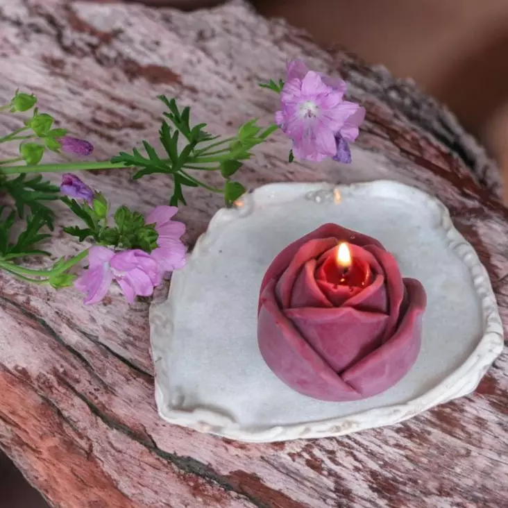 Oliva oliivivaha ruusu, viini - Oliva-oliivikynttilät - 2706013 - 1