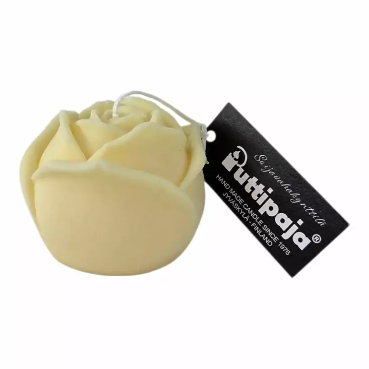 Soijavaha ruusukynttilä vaaleankeltainen - Soijavahakynttilät - 2806003 - 1