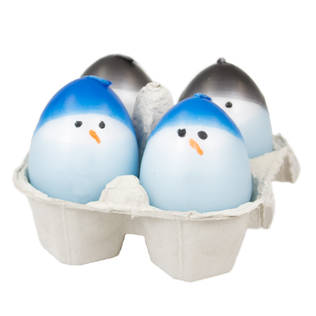 Lumiukkokynttilä 6cm, 4 kpl - Muut - 14016LU-4 - 1