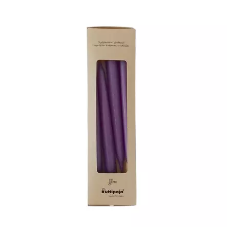 Antiikkikynttilä 30 cm, luumu 2 pr/pkt - Antiikkikynttilät - 1401024-4 - 1