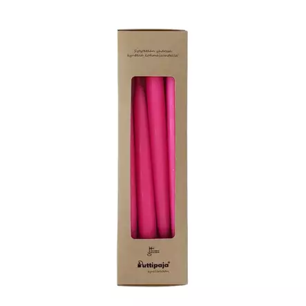 Antiikkikynttilä, vadelma 2 paria/pkt - Antiikkikynttilät - 1401062-4 - 1