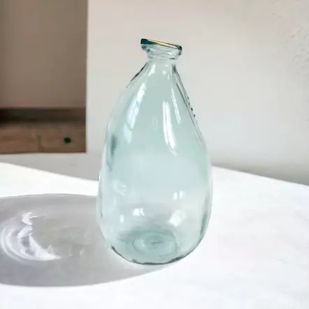 Maljakko kierrätyslasia, 36cm, sinertävä - Maljakot - 434614 - 2