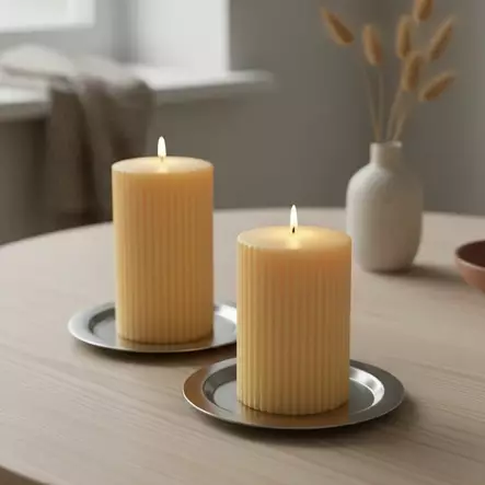 Vekkikynttilä, okra - Vekkikynttilät - 14603V-04 - 1