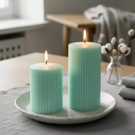 Vekkikynttilä, vedenvihreä - Vekkikynttilät - 14603V-34 - 1
