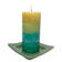 Kynttilänalunen, vihreä - Keraamiset kynttilänaluset - 42032-604 - 2
