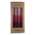 Dip dye kruunukynttilät Vanha roosa 4 kpl/pkt - Dip Dye kruunukynttilät - 14014-859224-4 - 4