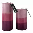 Dip Dye Raidallinen vekkikynttilä Vanharoosa – marjapuuro – luumu - Dip dye -raitakynttilät - 14704v-859224 - 3