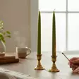 Antiikkikynttilä 30 cm, oliivi 2 pr/pkt - Antiikkikynttilät - 1401032-4 - 1
