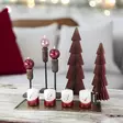 Dip dye Adventti -pöytäkynttiläpaketti, viini - Adventtikynttilät - 27112-ad-13-4 - 10
