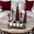 Dip dye Adventti -pöytäkynttiläpaketti, viini - Adventtikynttilät - 27112-ad-13-4 - 11