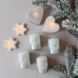 Dip dye Adventti -pöytäkynttilä pkt, hopea - Adventtikynttilät - 27112-ad-42-4 - 9
