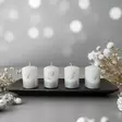 Dip dye Adventti -pöytäkynttilä pkt, hopea - Adventtikynttilät - 27112-ad-42-4 - 3
