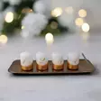 Dip dye Adventti -pöytäkynttilä pkt, kulta - Adventtikynttilät - 27112-ad-41-4 - 1