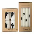 Halloween -pöytäkynttiläpaketti, haamut 4 kpl/pkt - Halloweenkynttilät - 27112-ha-31-4 - 4