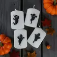 Halloween -pöytäkynttiläpaketti, haamut 4 kpl/pkt - Halloweenkynttilät - 27112-ha-31-4 - 3