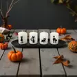 Halloween -pöytäkynttiläpaketti, kissat 4 kpl/pkt - Halloweenkynttilät - 27112-ha-32-4 - 5