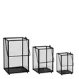 Lanza lyhty 3:n setti, musta - Lyhdyt - 399027-1030404 - 2