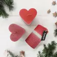 Lahjapaketti: Sydän+ dip dye vekki, joulu - Kynttiläpaketit - 85-7804 - 4