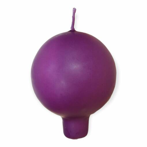 Jalallinen pallokynttilä, luumu, 2 kpl/pkt - Pallokynttilät - 1402024 - 1