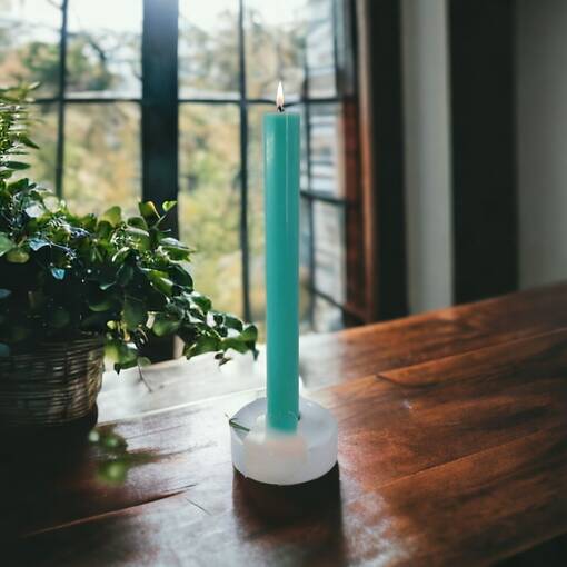 Läpivärjätty kruunuputti 34 cm, vedenvihreä - Läpivärjätyt kruunuputit - 1500834 - 1