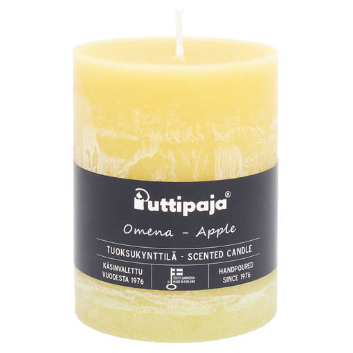 Läpivärjätty tuoksukynttilä 10cm, Omena - Tuoksukynttilät - 2000414 - 1