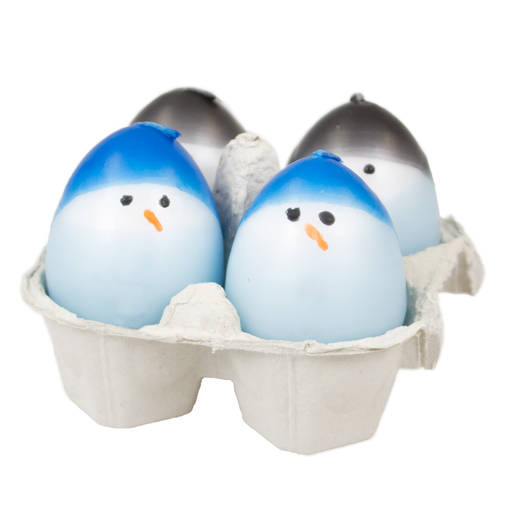 Lumiukkokynttilä 6cm, 4 kpl - Muut - 14016LU-4 - 1