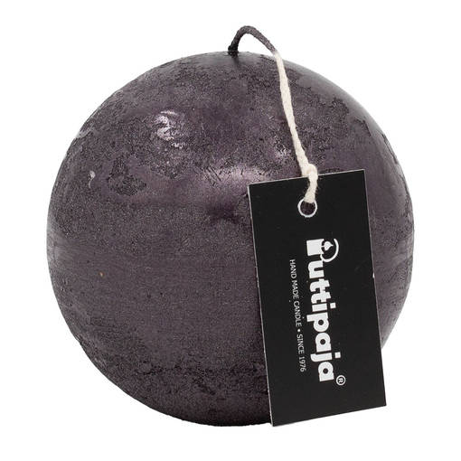 Metallihohtopallo 10 cm, luumu - Metallihohtokynttilät - 1950424 - 1