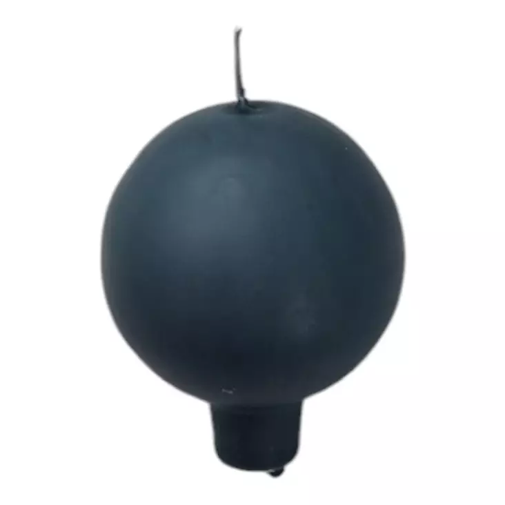 Jalallinen pallokynttilä, savunsininen, 2 kpl/pkt - Pallokynttilät - 1402084 - 1