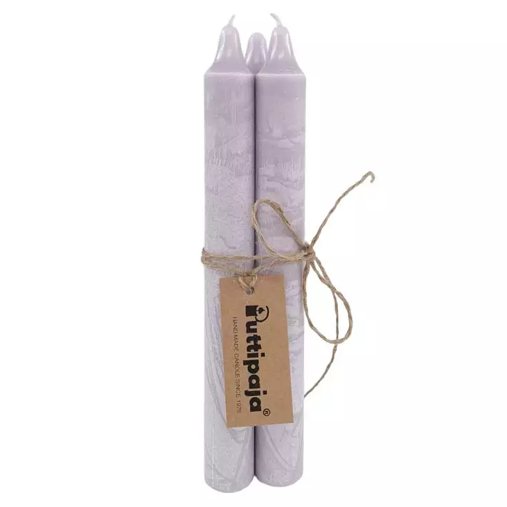 OLIVA-kruunukynttilä 4 kpl/pkt, laventeli - Oliva-oliivikynttilät - 2111351-4 - 1